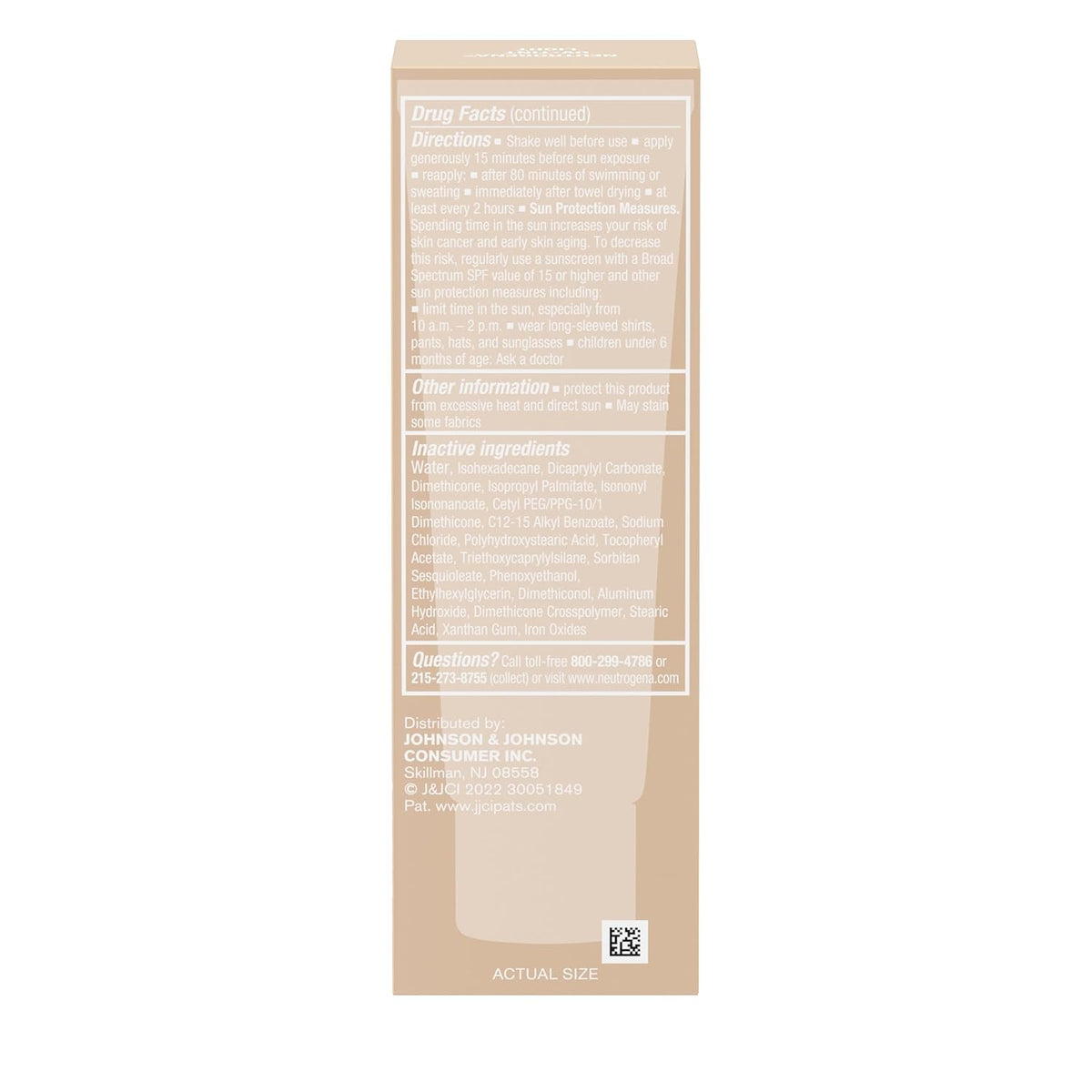 Neutrogena Purescreen+ Tinted Sunscreen for Face SPF 30, Light, 1.1 fl oz (32 ml)