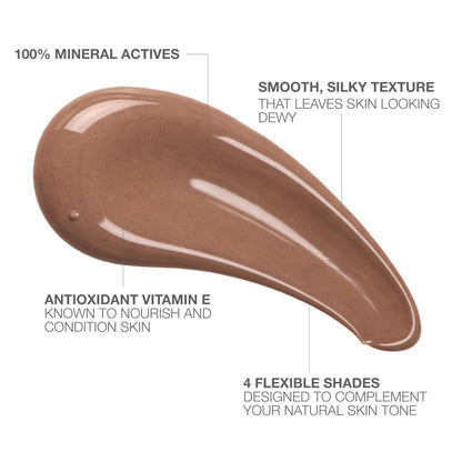Neutrogena Purescreen+ Tinted Mineral Sunscreen for Face with SPF 30, Broad Spectrum with Zinc Oxide and Vitamin E, Medium Deep, 1.1 fl oz (32 mL)