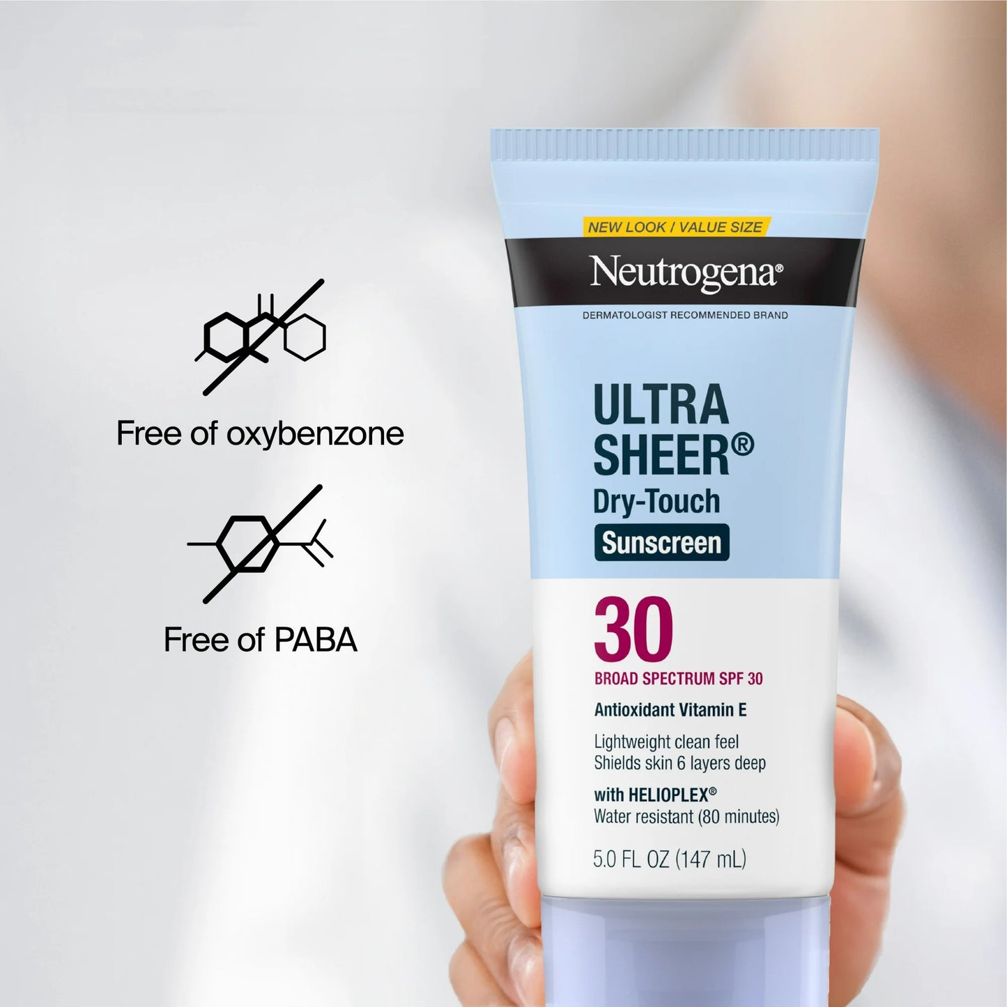 Neutrogena Ultra Sheer SPF 30 Sunscreen, 5 fl oz (147 ml)