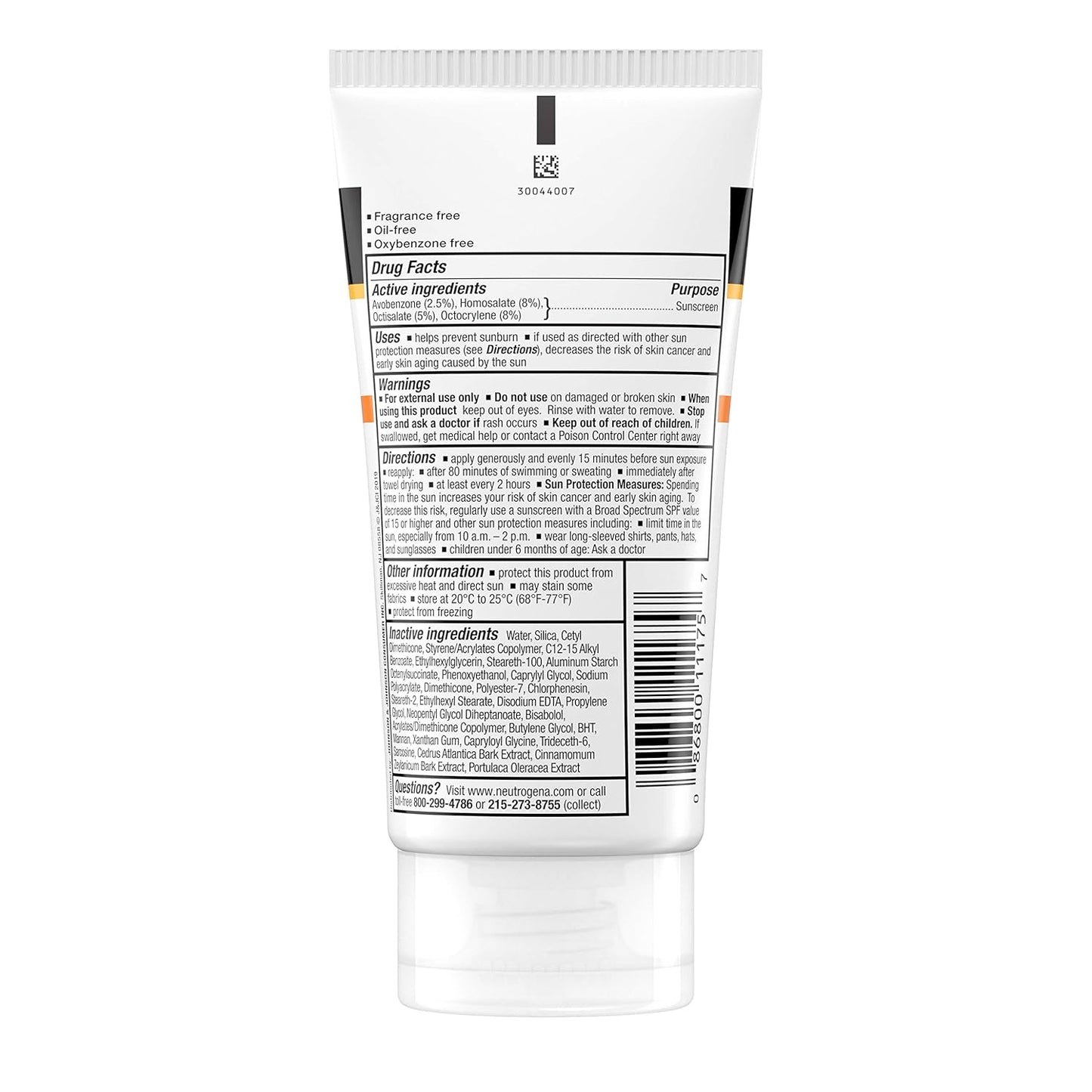 Neutrogena Clear Body SPF 30 Sunscreen 5 fl oz (147 ml)