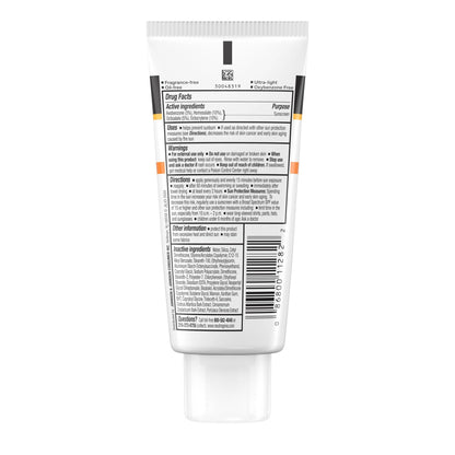 Neutrogena Clear Face Oil-Free SPF 50 Sunscreen, 3 fl oz (88 ml)
