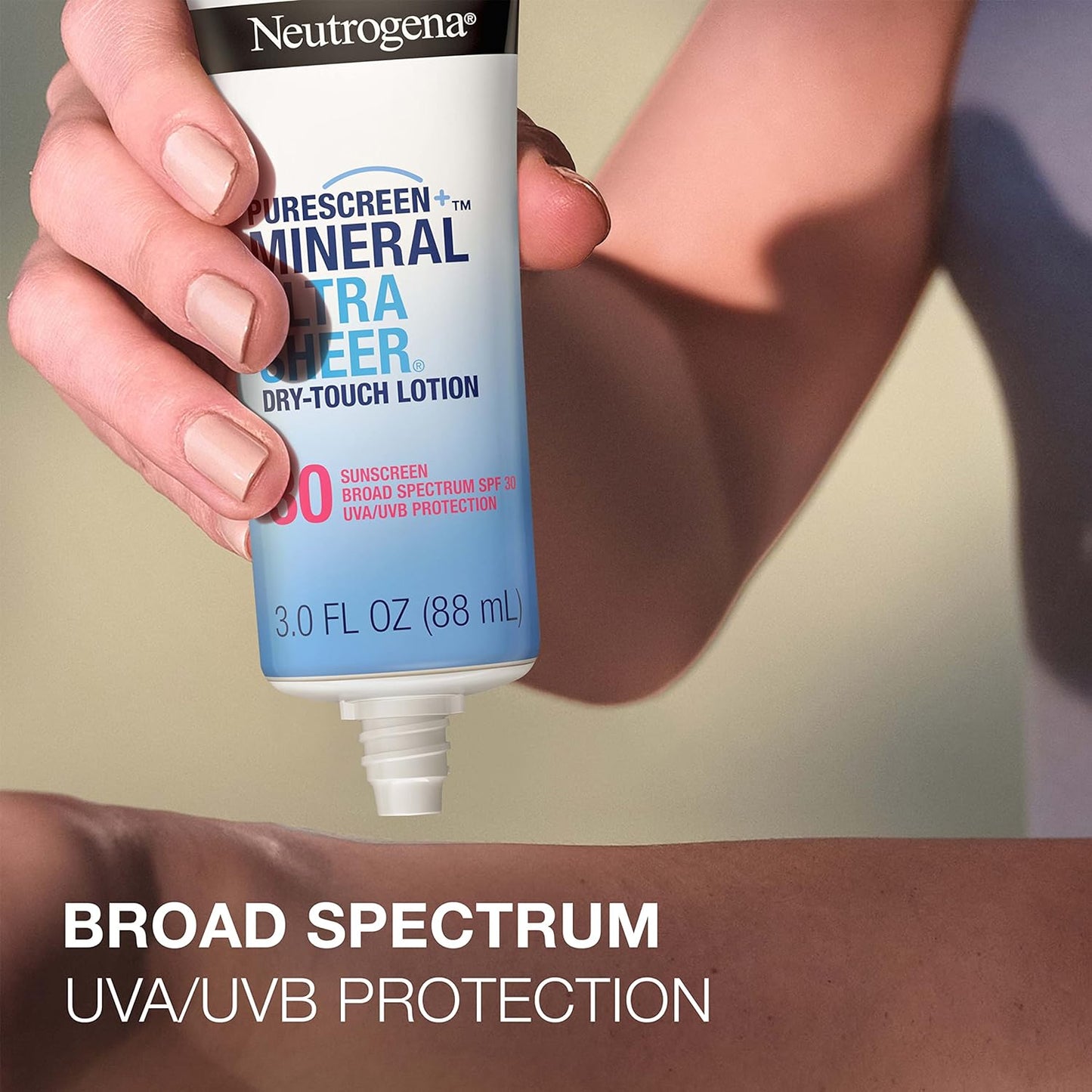 Neutrogena Purescreen Mineral Ultra Sheer Dry-Touch SPF 30 Sunscreen, 3 fl oz (88 ml)