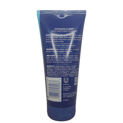 Noxzema Ultimate Clear Daily Deep Pore Oil-Free Cleanser, 6 Oz (170 g)