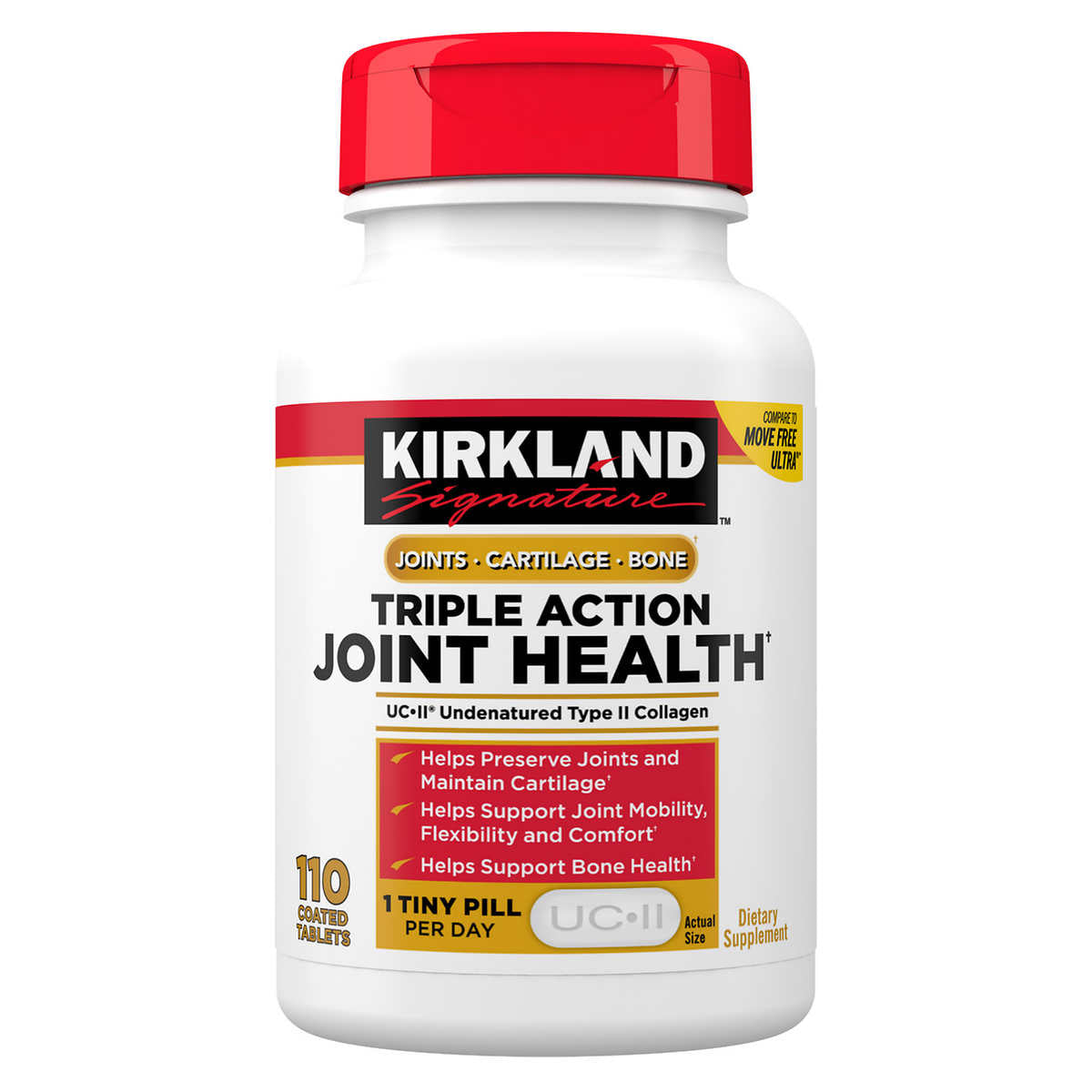 Kirkland Signature Triple Action Joint Health, 110 Tablets