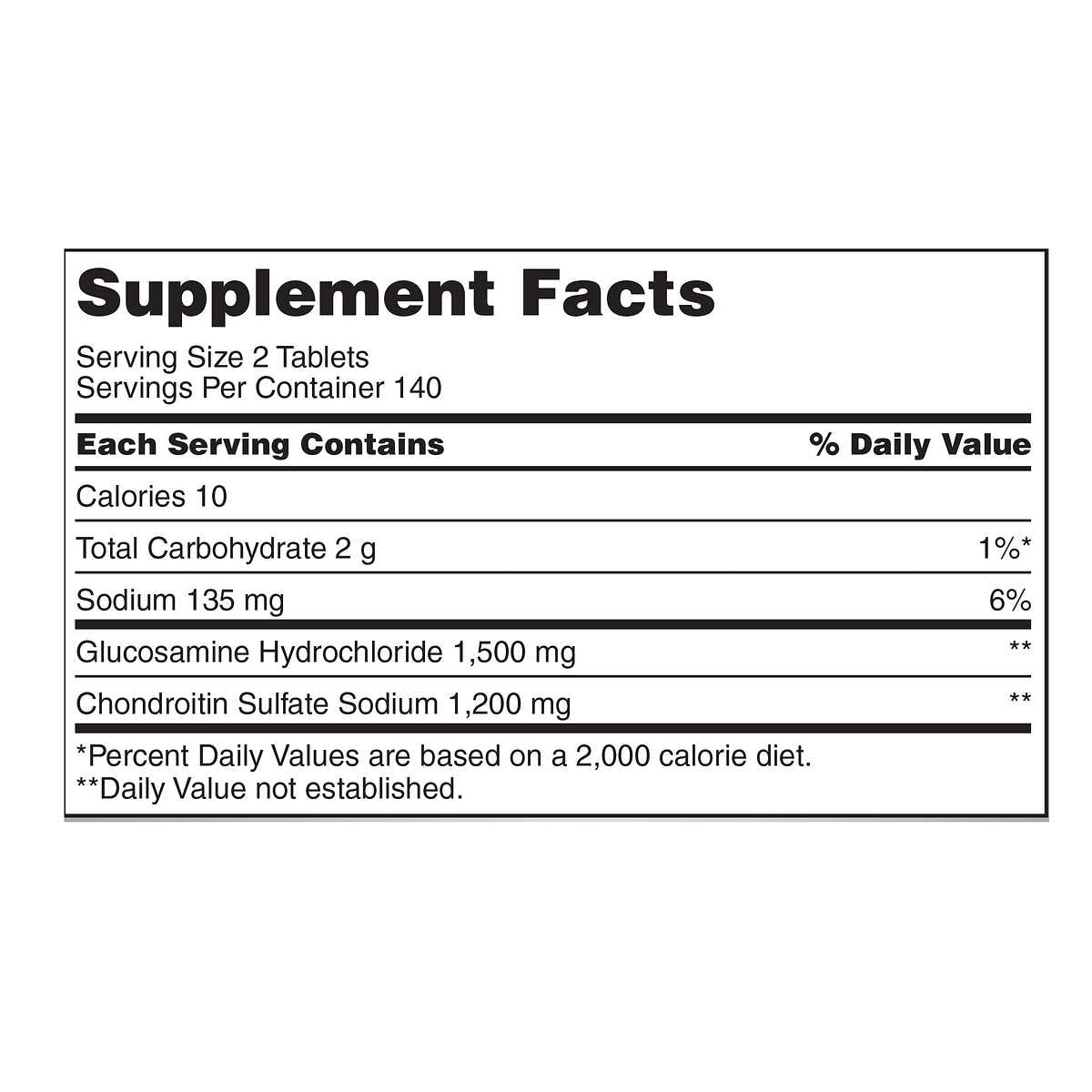 Kirkland Signature Advanced Joint Health, Glucosamine + Chondroitin, 280 Tablets