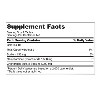 Kirkland Signature Advanced Joint Health, Glucosamine + Chondroitin, 280 Tablets