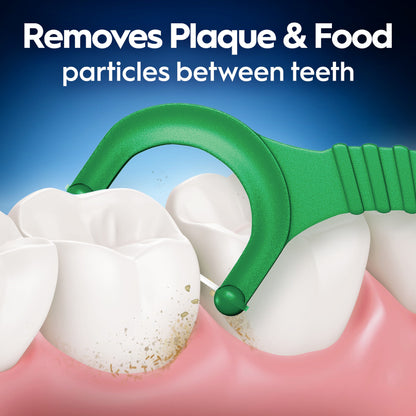 Oral B Glide Floss Picks, in between flossing
