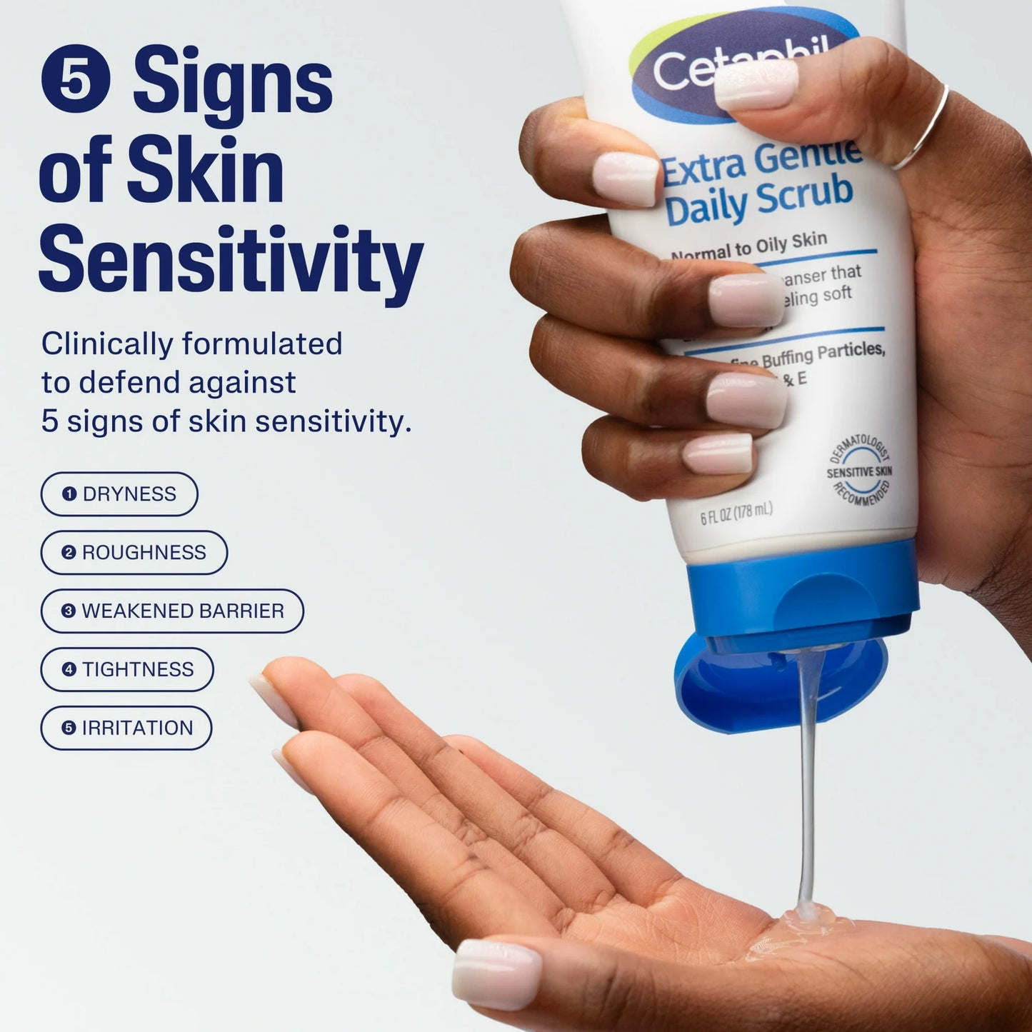 Cetaphil Extra Gentle Daily Scrub 6 FL OZ (178 ml)