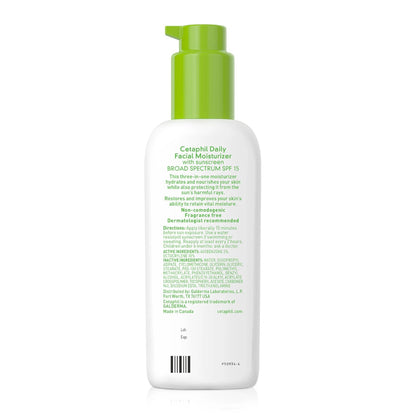 Cetaphil Daily Facial Moisturizer With SPF 15 Sunscreen 4 fl oz (118 ml)