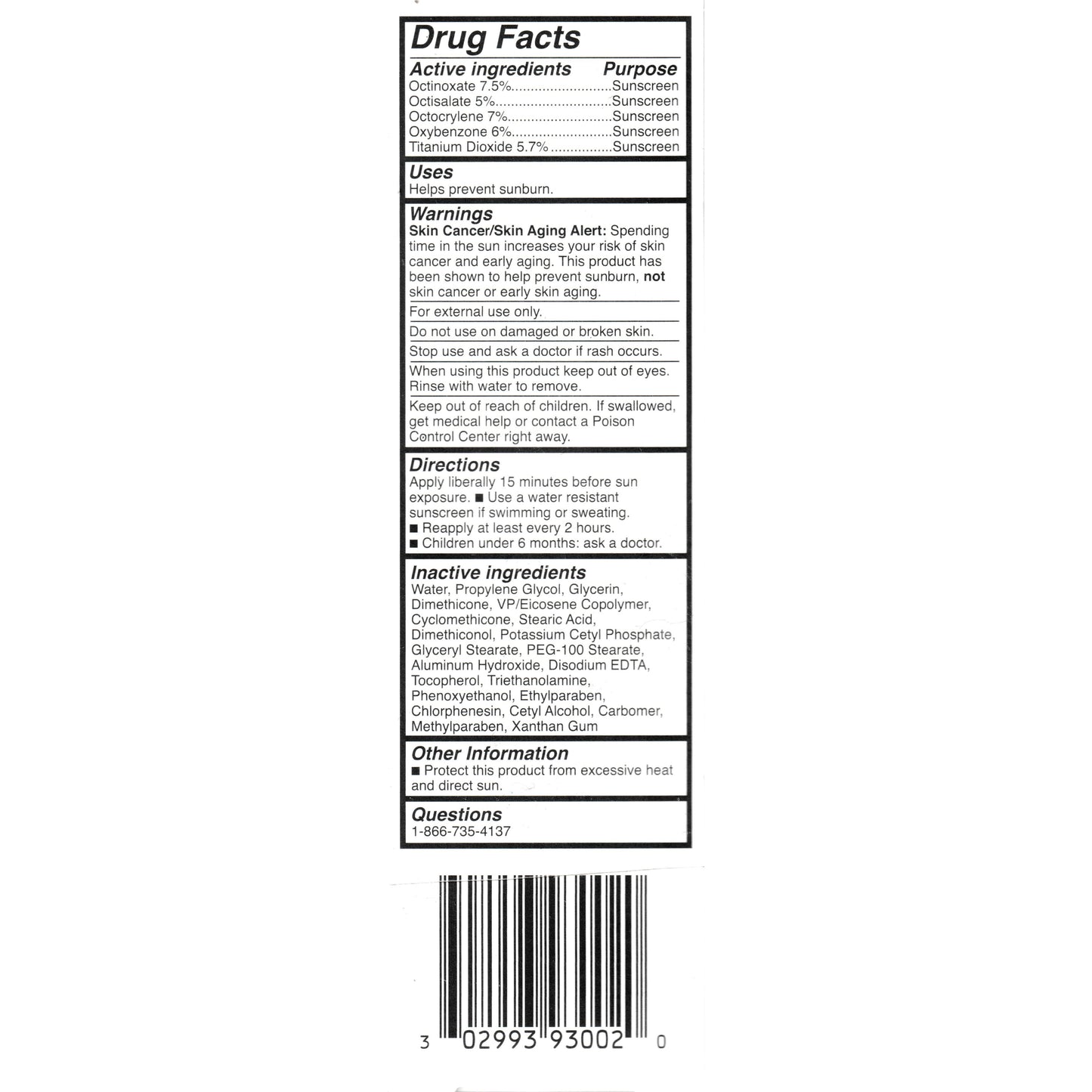 Cetaphil Daily Facial Moisturizer, SPF 50+, 1.7 fl oz (50 ml)