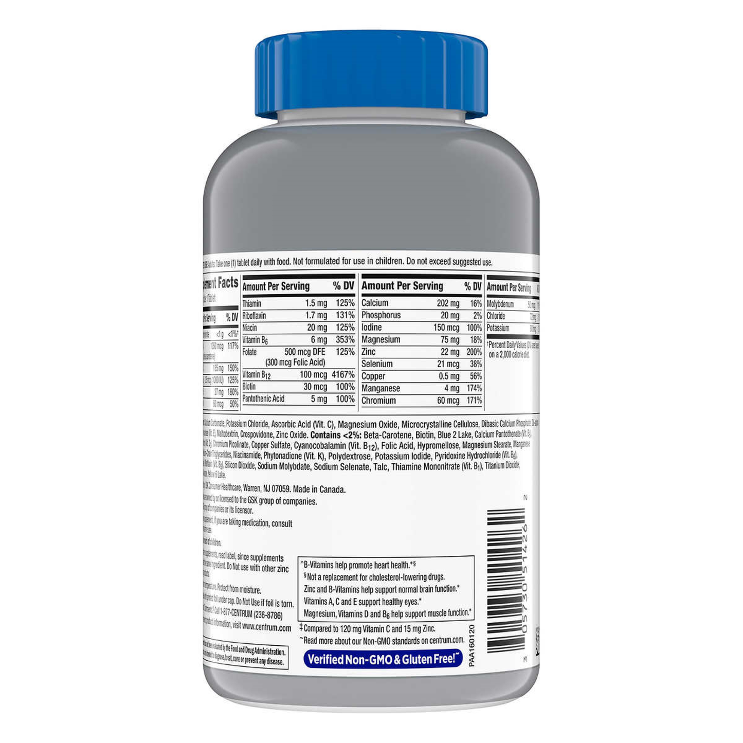 Centrum Silver Men 50+ Multivitamin/Multimineral 275 Tablets