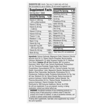 Centrum Silver Women 50+ Multivitamin, 100 Tablets