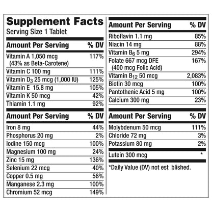 Centrum Silver Women 50+ Multivitamin/Multimineral Supplement, 200 Tablets