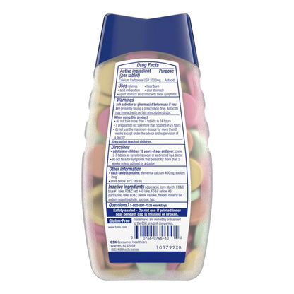 Tums Ultra 1000 Antacid, Assorted Fruit, 160 Tablets