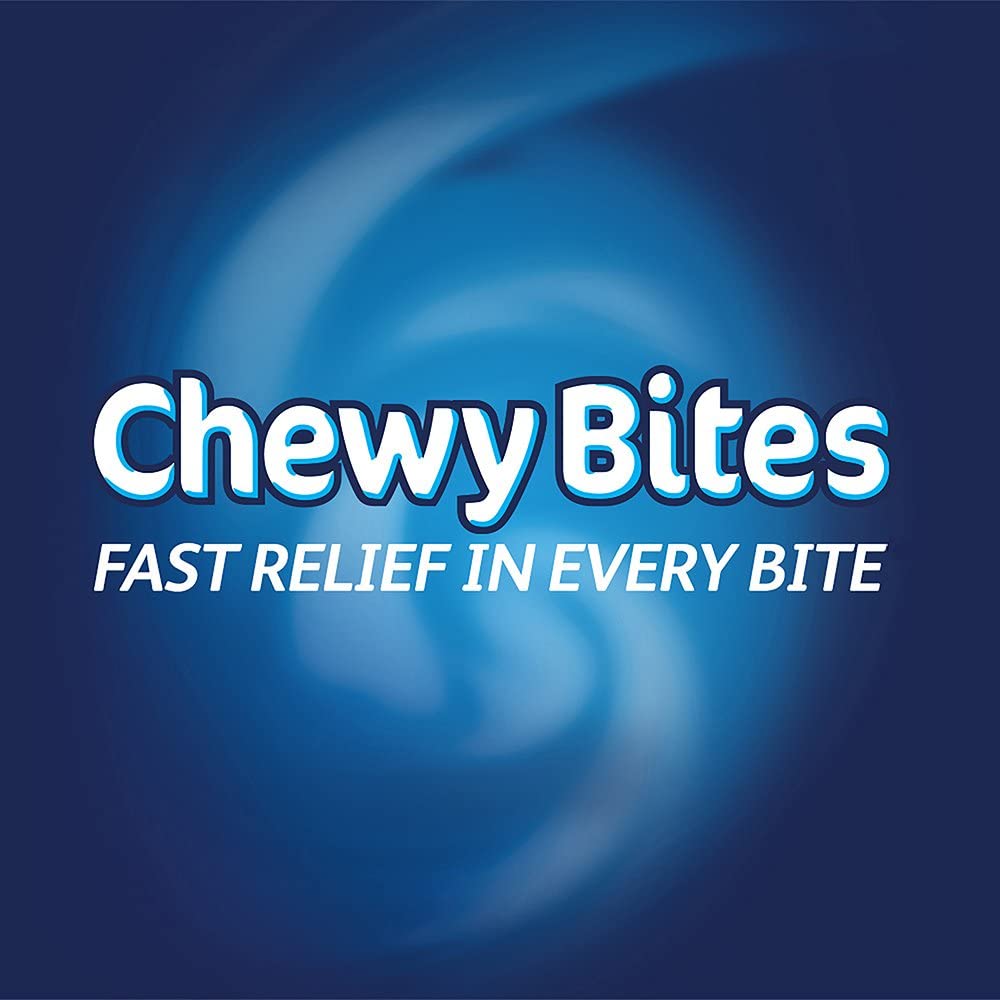 TUMS Chewy Bites Antacid, Assorted Berries, 32 Chewable Tablets
