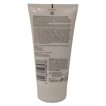 Neutrogena Blackhead Eliminating Facial Scrub, 150 mL