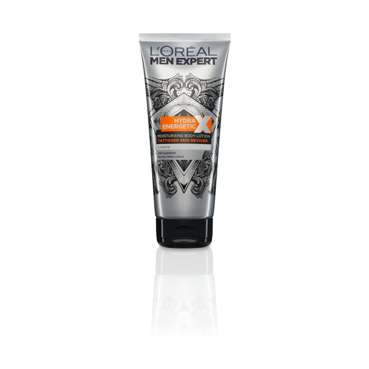 L'Oreal Men Expert Hydra Energetic X Moisturizing Body Lotion 200 ml, Tattoo Skin Reviver
