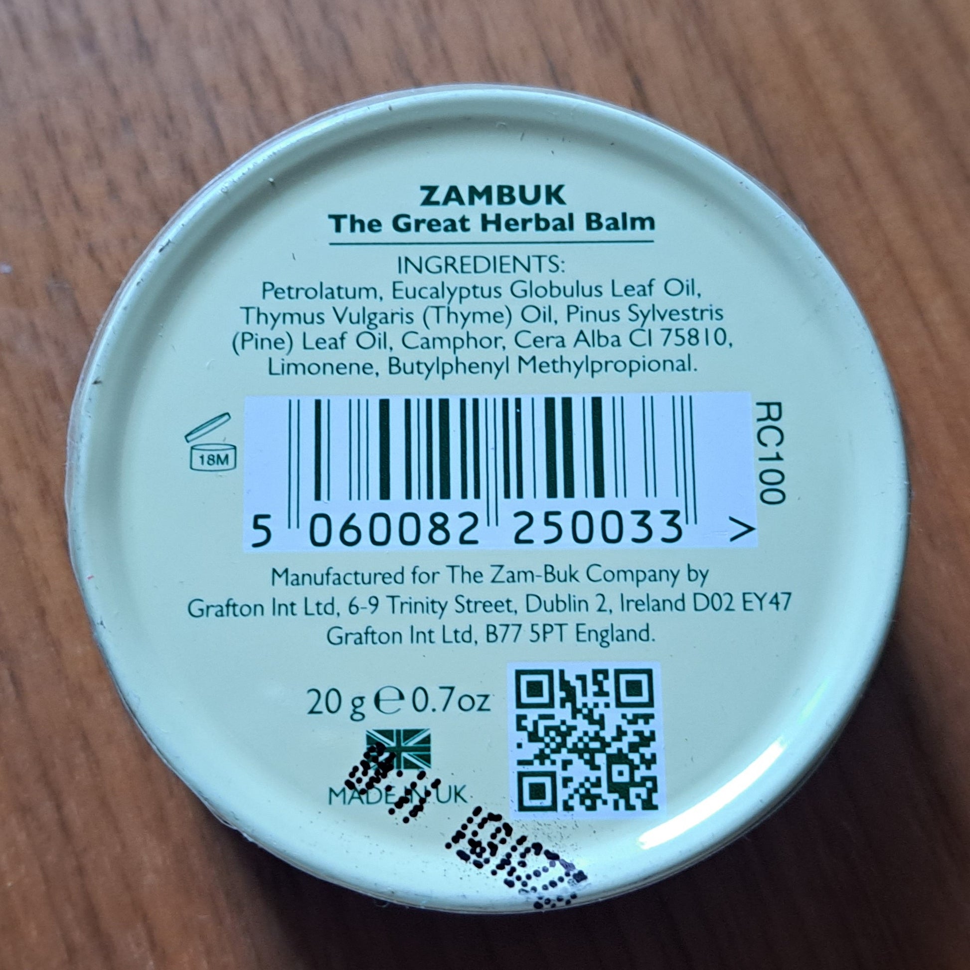 zam buk the great herbal balm 20 g ingredients