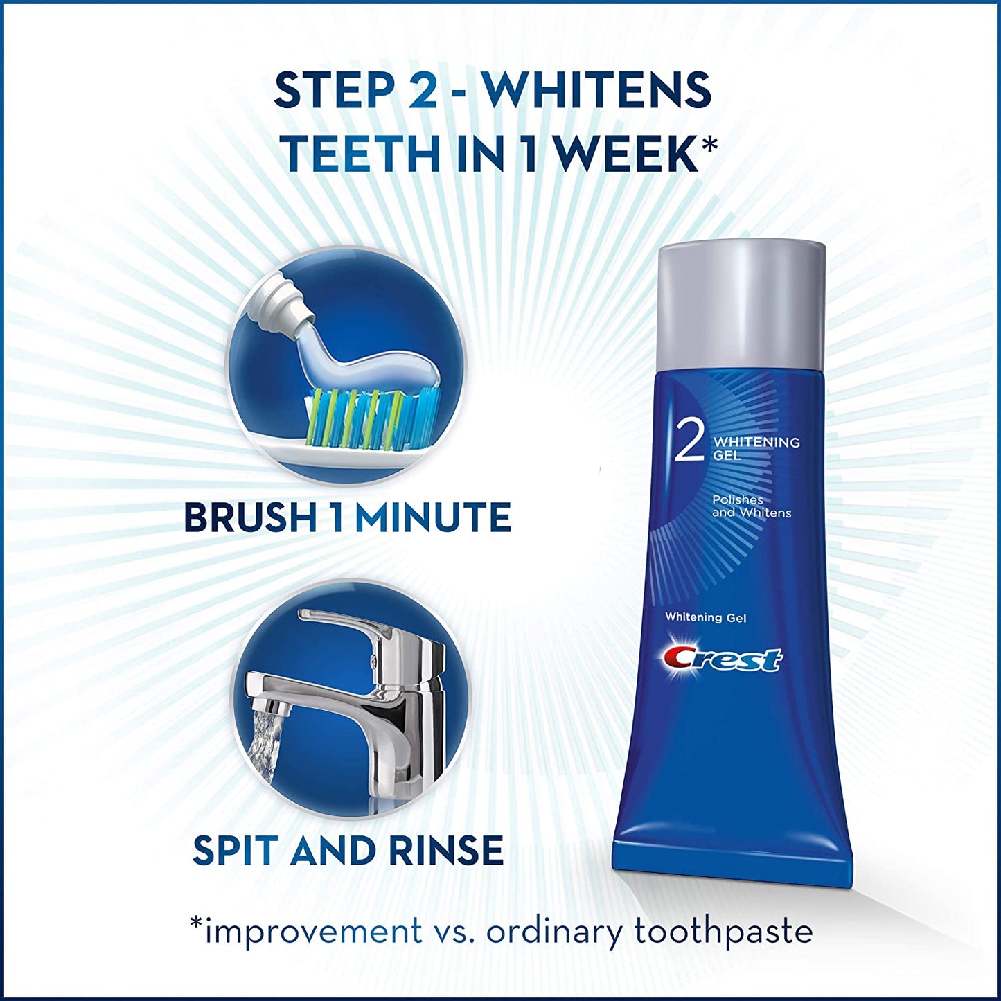 Crest Pro-Health Gum Detoxify Daily 2-Step System, Toothpaste + Gel