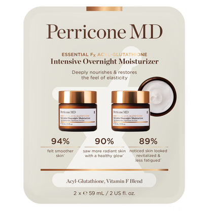 Perricone MD Essential Fx Acyl-Glutathione Intensive Night Moisturizer, 59 ml / 2 FL OZ (2 PACK)