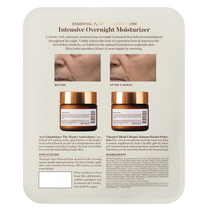 Perricone MD Essential Fx Acyl-Glutathione Intensive Night Moisturizer, 59 ml / 2 FL OZ (2 PACK)