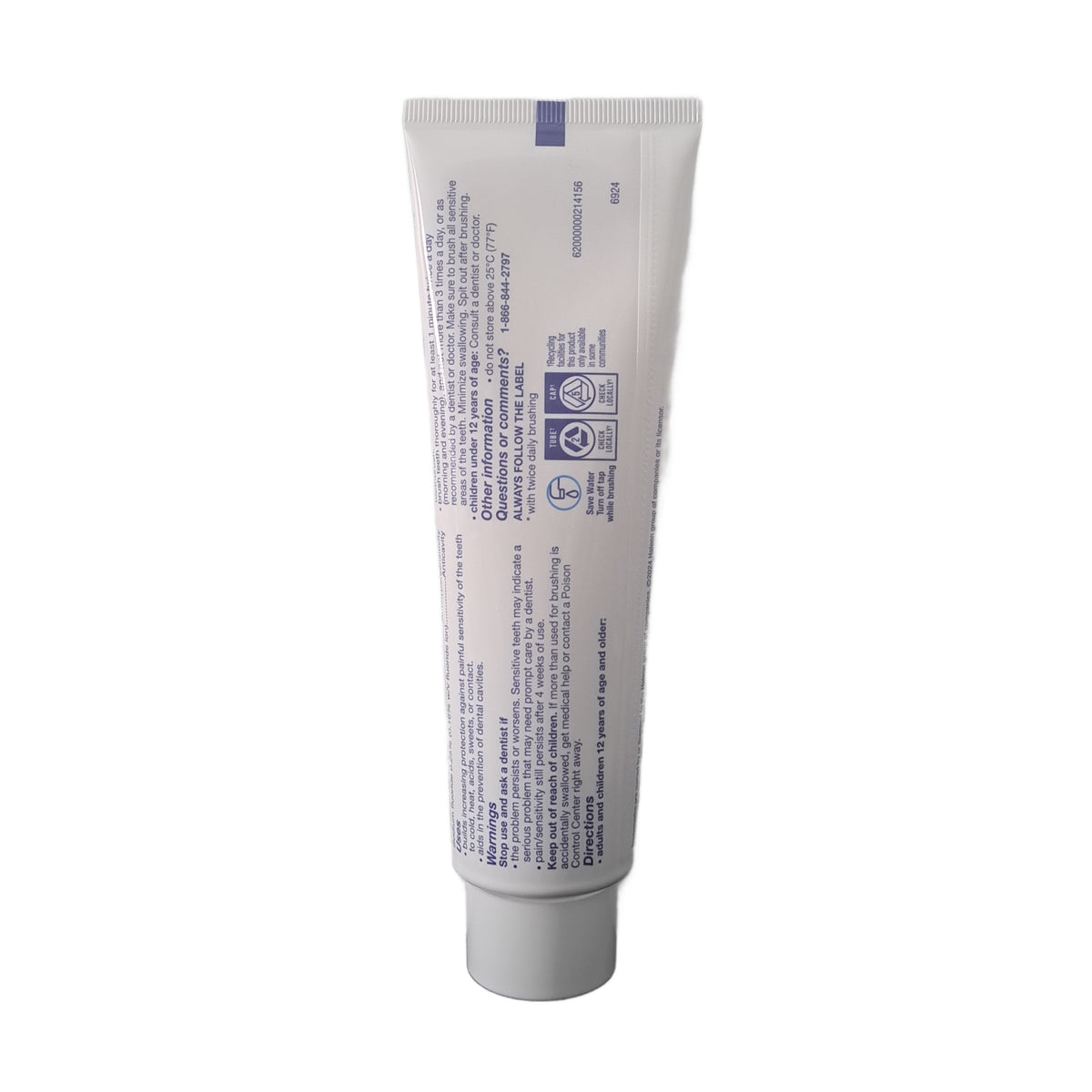 Sensodyne Advanced Whitening Toothpaste for Sensitive Teeth and Cavity Protection, 6.5 OZ (184 g)