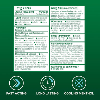 BioFreeze Cool The Pain Roll On Bottle 3 fl oz (89 ml)