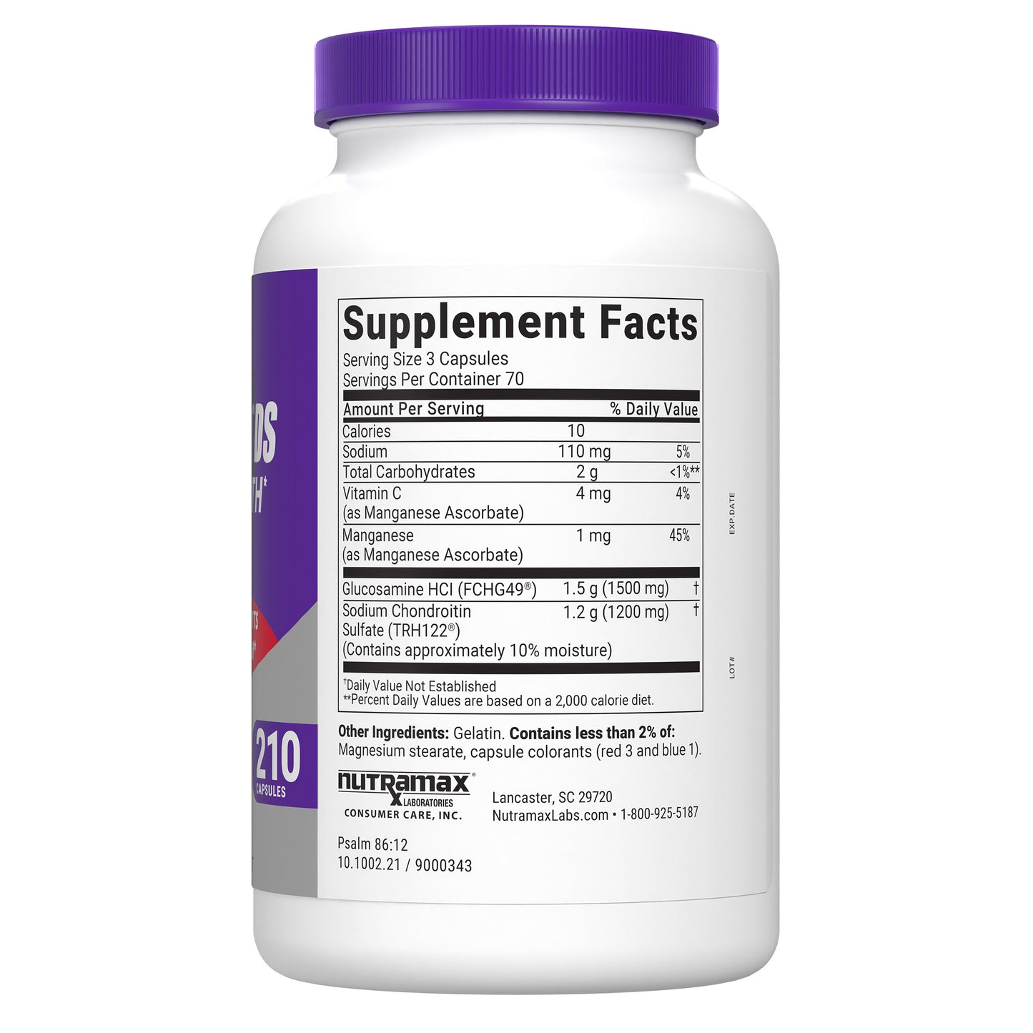 Nutramax Cosamin DS Joint Health, 210 Capsules