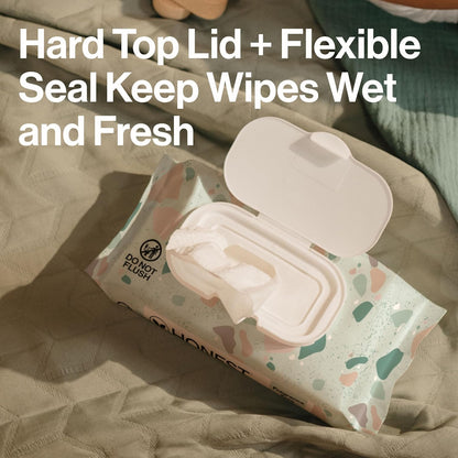 The Honest Company Clean Conscious Wipes, Geo Mood, 288 Wipes, Hypoallergenic & Fragrance Free