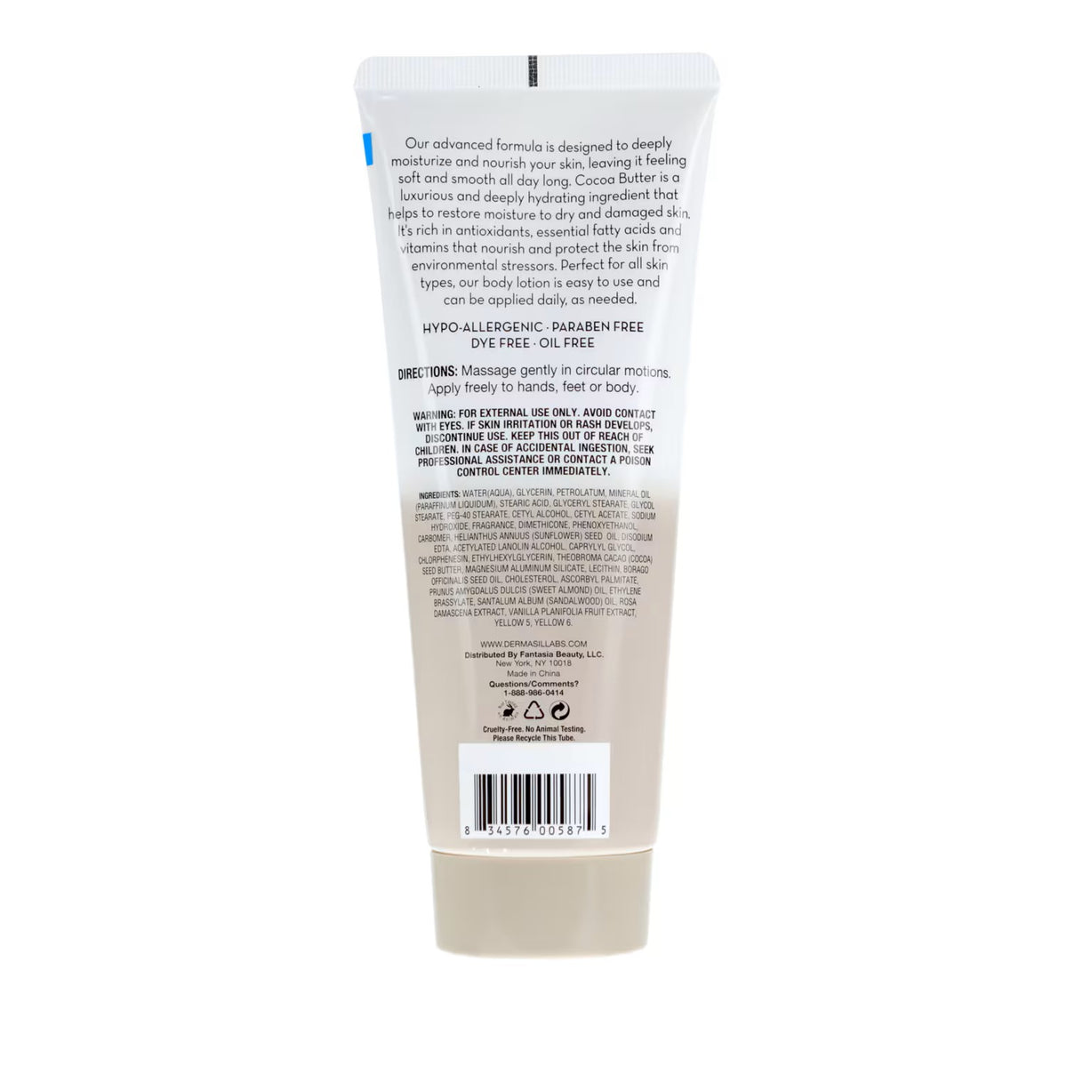 Dermasil Labs Cocoa Butter Moisturizing Body Lotion, 8 fl oz (236 ml)