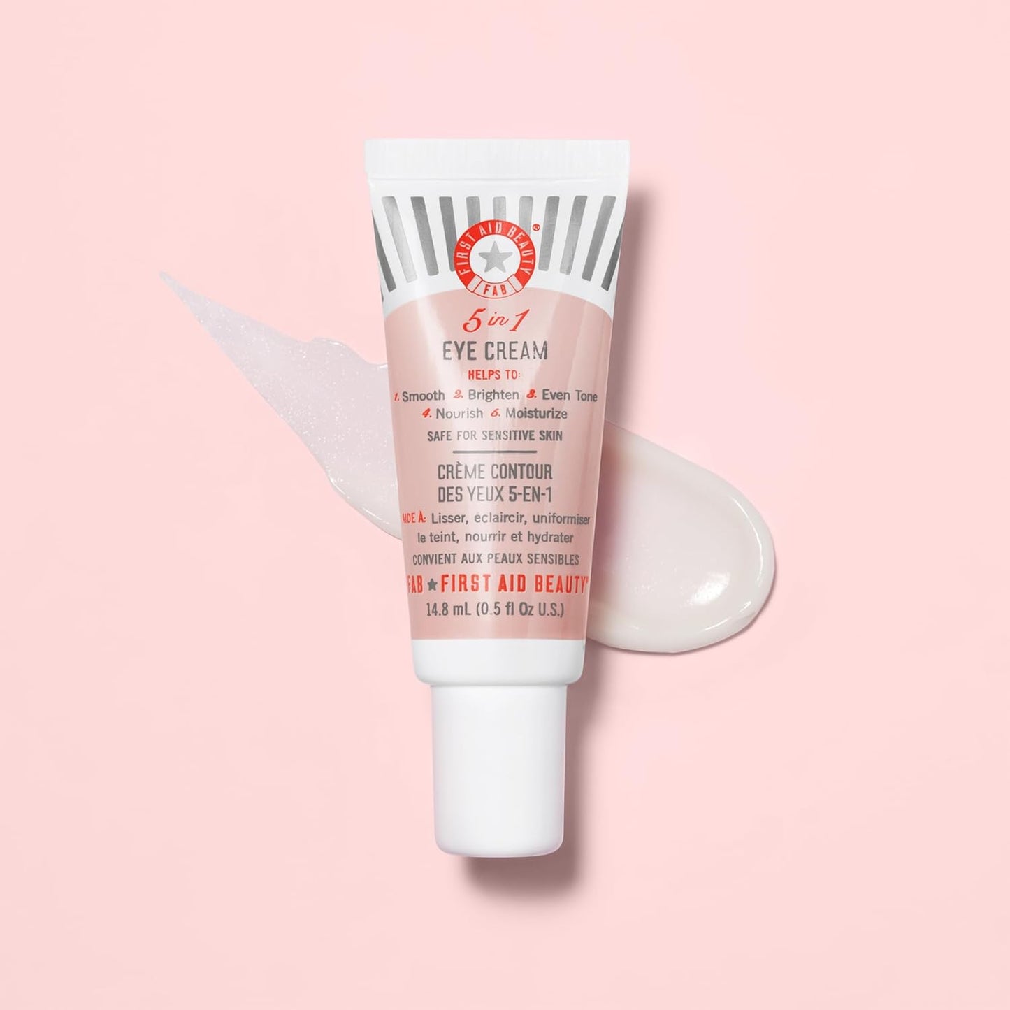 First Aid Beauty 5-In-1 Eye Cream, 14.8 mL (0.5 fl oz) [6M]