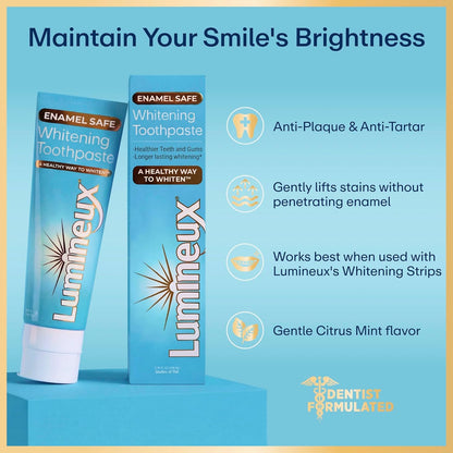 Lumineux Whitening Toothpaste 3.75 oz (106.3 g) / 110 ml, Oral Essentials