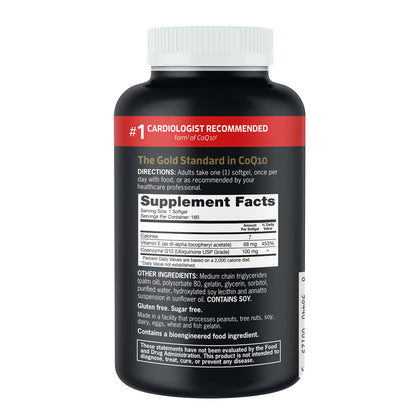 Qunol Ultra CoQ10 100 mg, 180 Softgels