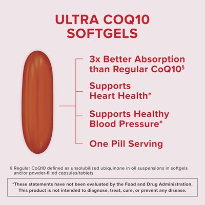 Qunol Ultra CoQ10 100 mg, 180 Softgels