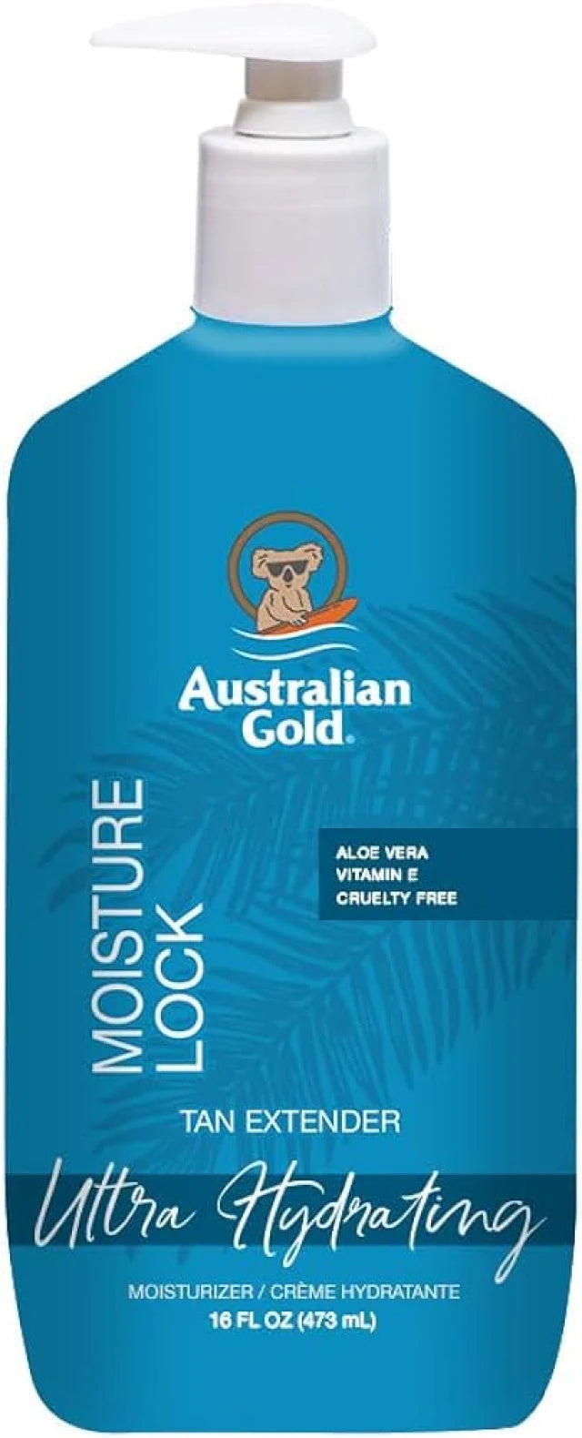 Australian Gold Moisture Lock Tan Extender Moisturizer 16 Fl Oz (473 mL)